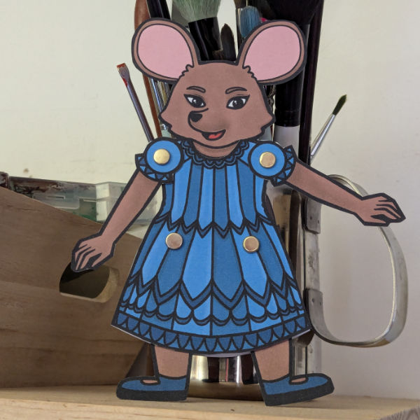 Souris à la robe – Instructions de montage