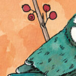 Aquarelle – Mésange bleue