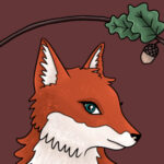 Illustration d’un renard assis