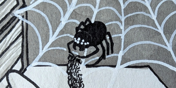 Inktober – Jour 2 – Tisser