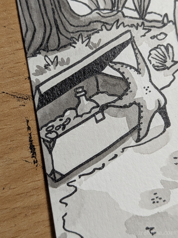 Inktober jour 14 Coffre