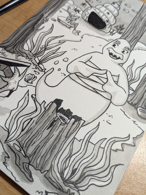 Inktober jour 14 Coffre