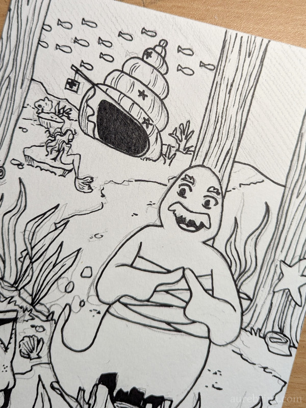 Inktober jour 14 Coffre