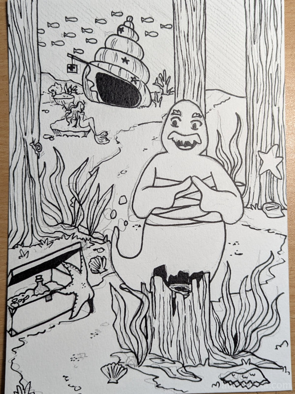 Inktober jour 14 Coffre