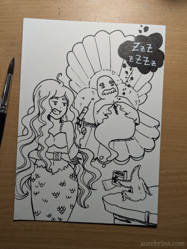 Inktober Jour 11 Piquer