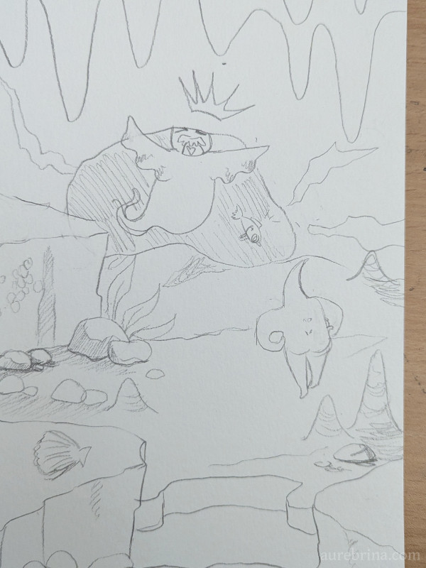 Inktober jour 16 la gaffe