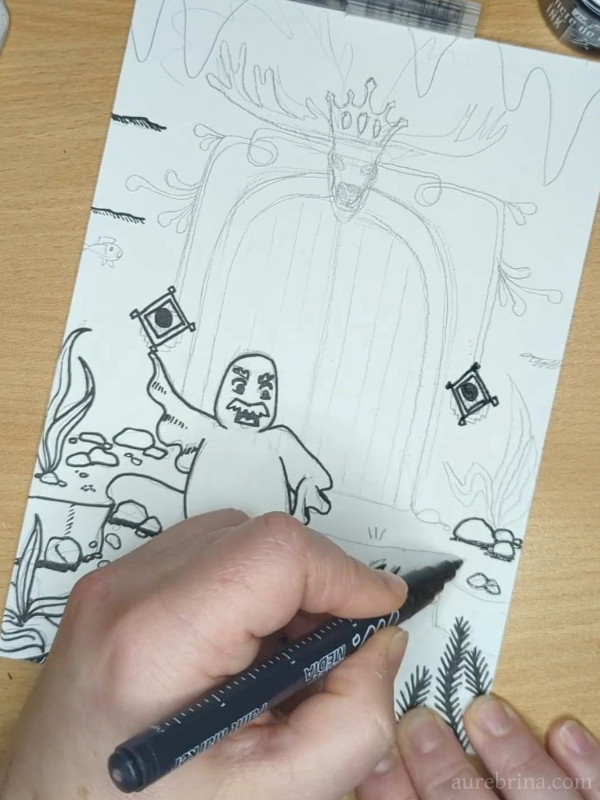 inktober jour 20 rivaux
