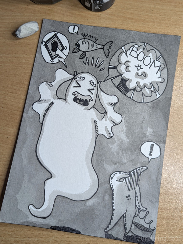 Inktober jour 21 Explosion