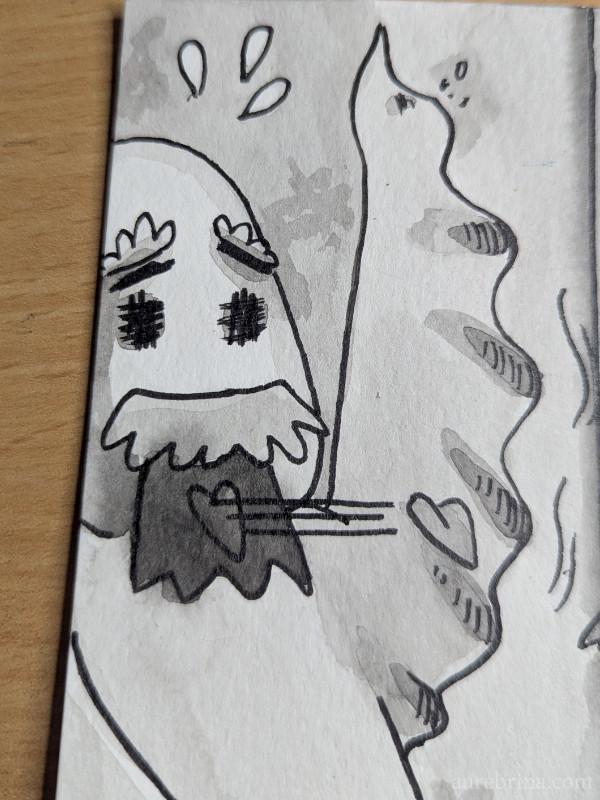 Inktober Jour 22 Bouton