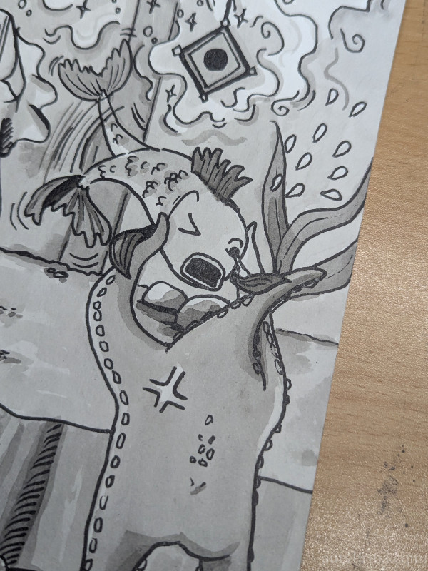 Inktober Jour 24 Chahuteur