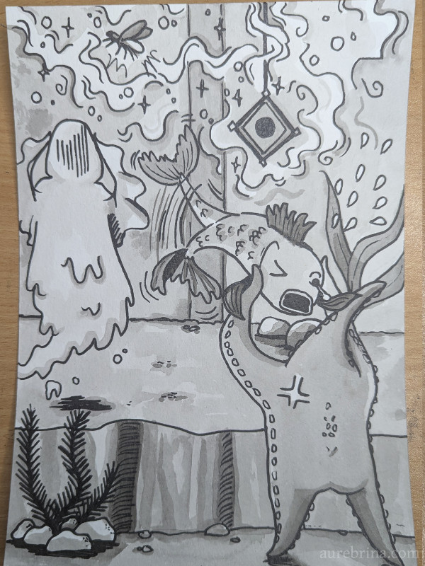 Inktober Jour 24 Chahuteur