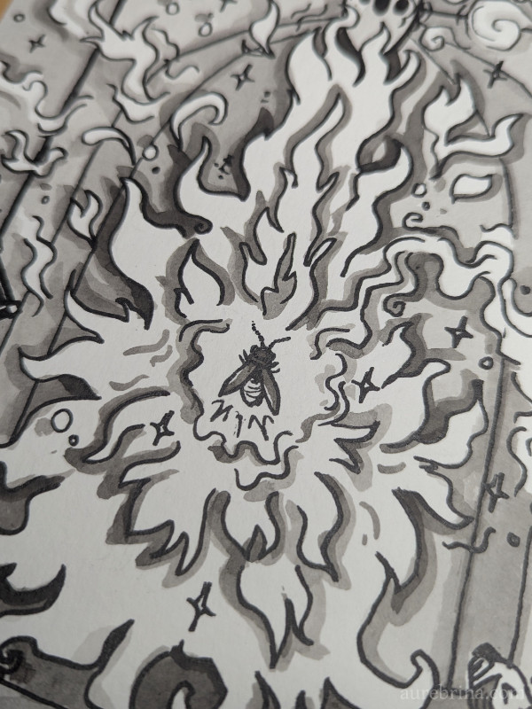 inktober jour 25 enfer