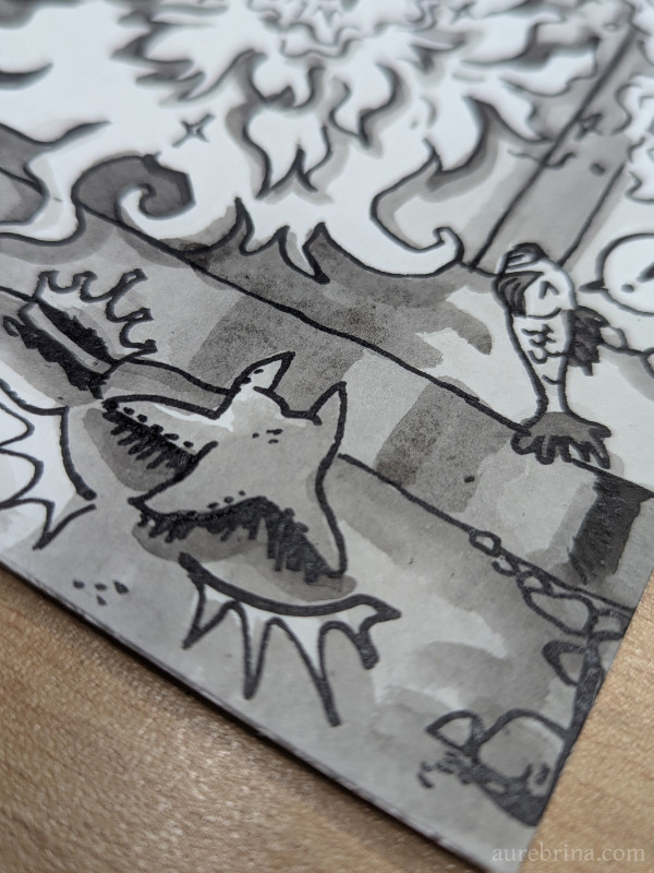 inktober jour 25 enfer