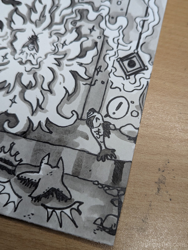 inktober jour 25 enfer