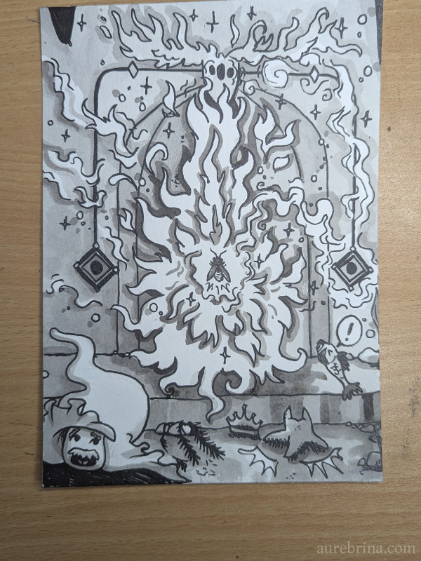 inktober jour 25 enfer