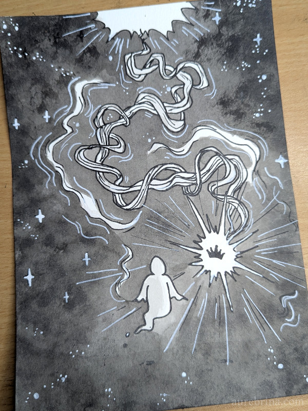 inktober jour 30 vide