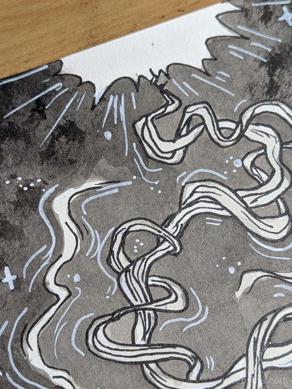 inktober jour 30 vide