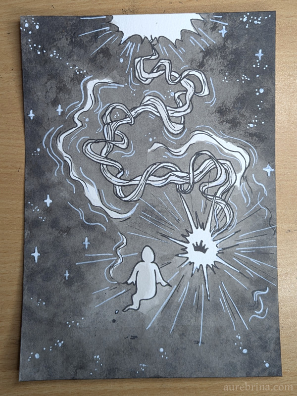 inktober jour 30 vide