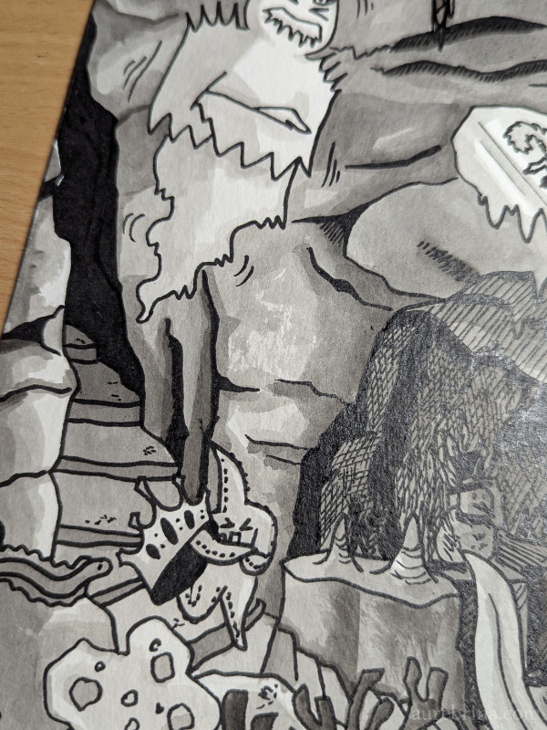 Inktober  jour 19 Arctique
