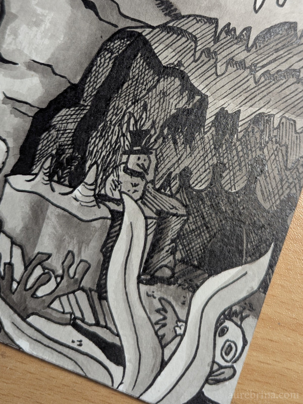 Inktober  jour 19 Arctique
