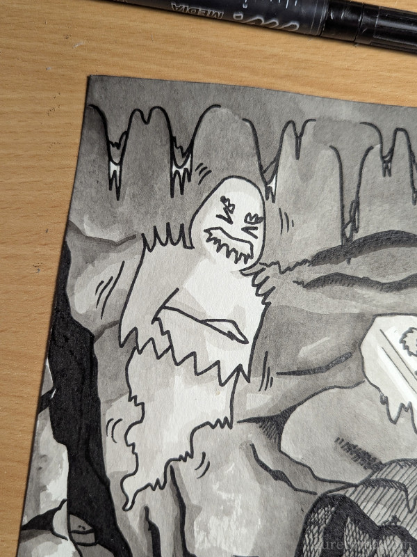 Inktober  jour 19 Arctique